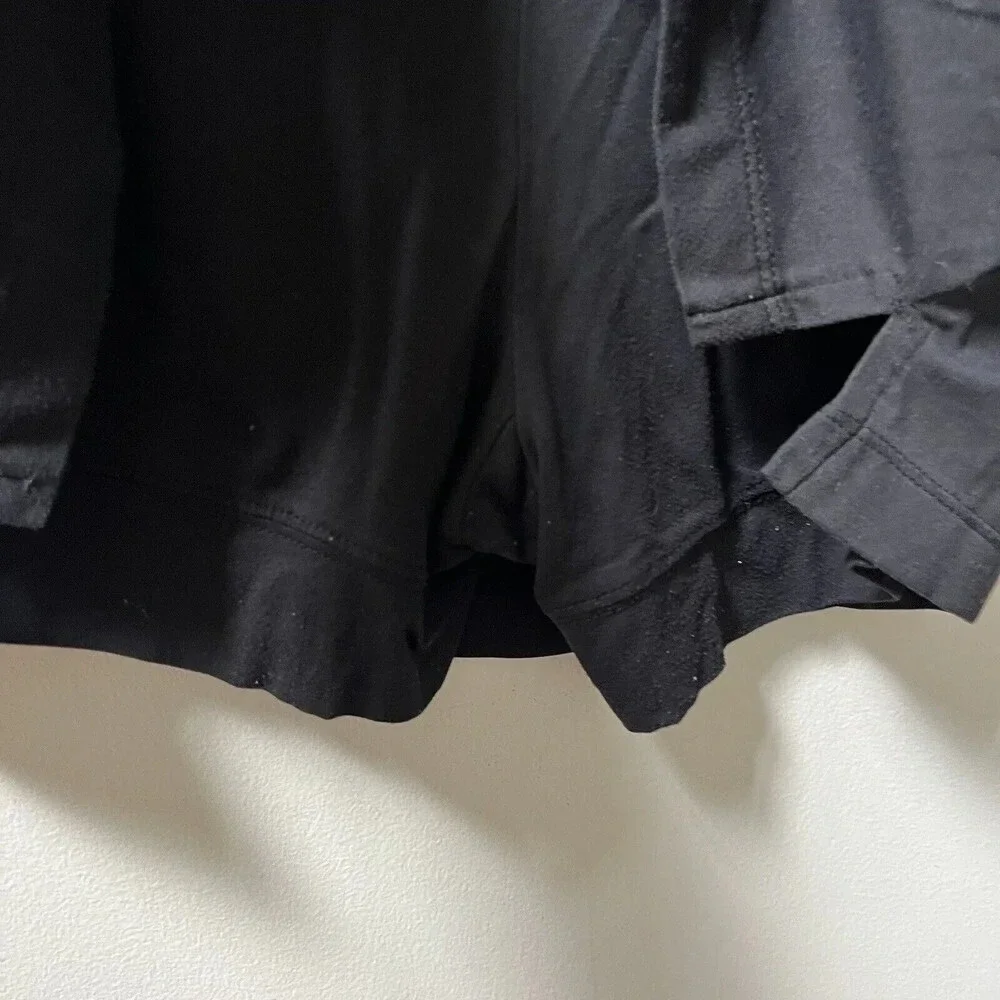 Vintage In-Between Court Sportswear Women's Black Tennis Skirt A-Line M Shorts
